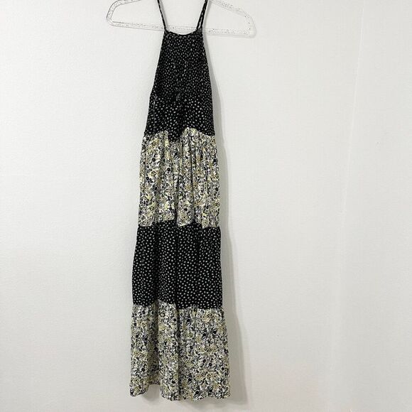 Speechless Floral Tiered Sleeveless Maxi Dress Pockets Small New W/Tags - Picture 6 of 11